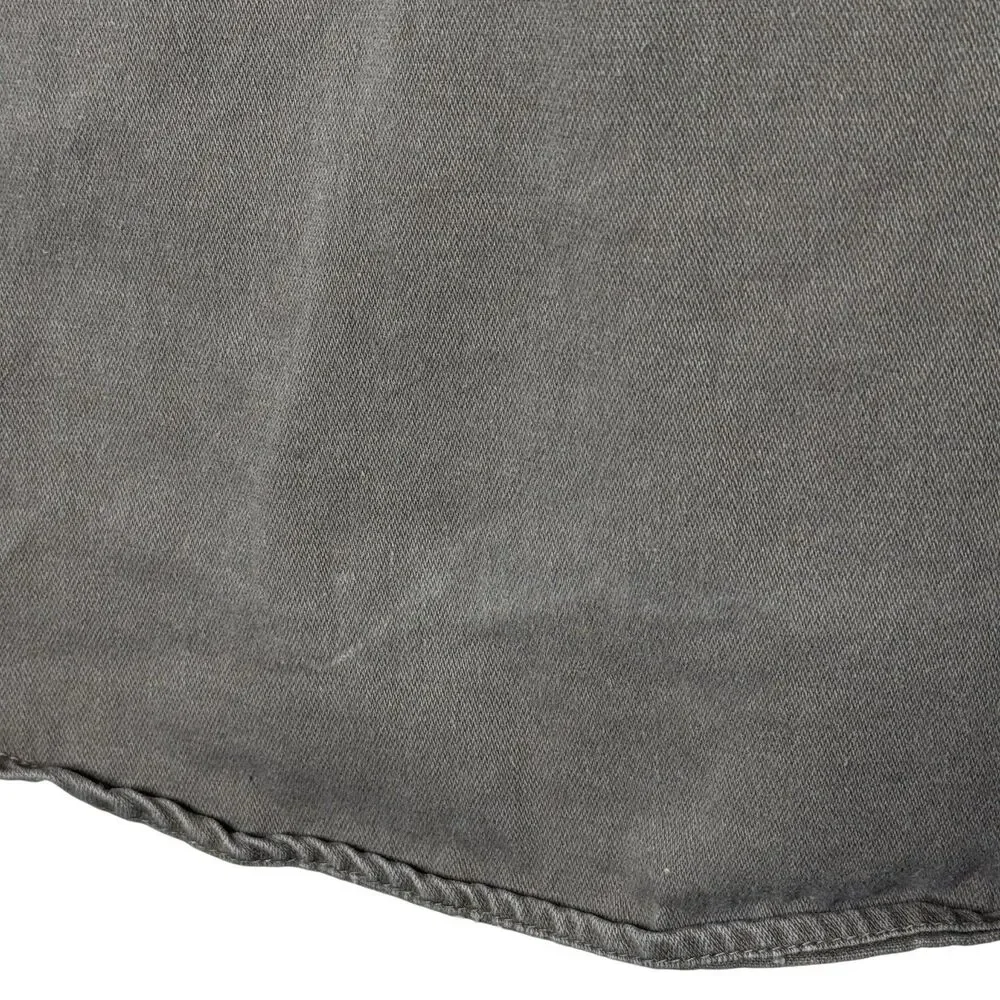 VTG Abercrombie & Fitch‎ Men's XL Gray Canvas Button Down Thick Gorpcore Y2K - Picture 8 of 8